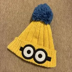 ＵＳＪ　ミニオンデザイン ニット帽 フリーサイズ 美品
