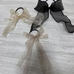 ヘアゴム リボン