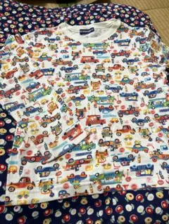 LITTLE BEAR CLUB 車両柄 Tシャツ 130cmのサムネイル