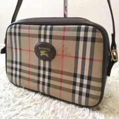 Burberry's ノバチェック ショルダーバッグ シャドーホース キャンバス