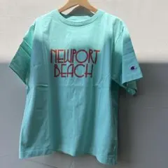 未使用　チャンピオン　tシャツ グリーンL レディース　緑　ロゴ　ウーマン