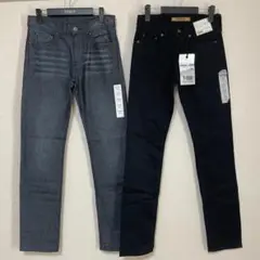 新品 ユニクロ UNIQLO ジーンズ2本セット 28/29 T-000 デニム