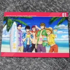 Free! TM 約束 フォトセッションイラストボード 七瀬遙 葉月渚 松岡凛