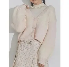 merry jenny ピンク カーディガン