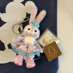 新品未使用タグ付き ハワイ アウラニディズニー ステラルー ぬいぐるみチャームのサムネイル
