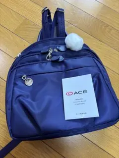 ACE カナナ　リュック ネイビー　レディース　旅行　たくさん　軽いのサムネイル
