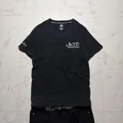 Y2K 00s Waffle V Neck Tee Grunge Punk
