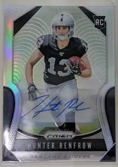 HUNTER RENFROW サイン入り PRIZM ルーキーカード