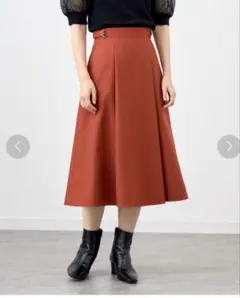 新品タグ付き✨ANAYI リーフレースタイトスカート ブラック 36 - メルカリ