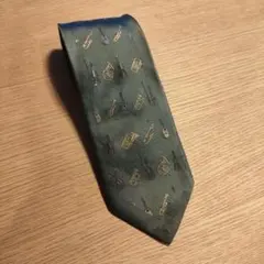 【銀座田屋】楽器柄 ネクタイ シルク100% 日本製