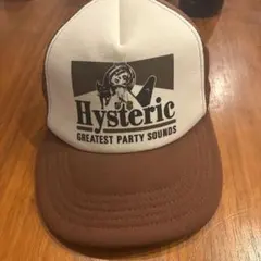 Hysteric メッシュキャップ ブラウン/ショッパー付き HYSTERIC GLAMOUR メッシュキャップ ブラウン ショッパーの袋付き