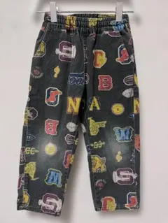 【110】ocean&ground ボトムス　パンツ　黒　マーキーズ　長ズボン