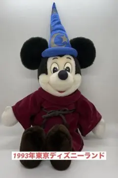 ミッキーマウス　ぬいぐるみ　ディズニー　レトロ