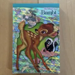 Disney バンビ メモ帳
