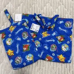 ポケモンキャラクター トートバッグ　シューズ入れ