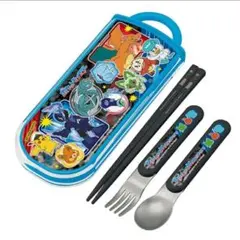 【新品】 ポケットモンスター スライド式トリオセット　Skater　箸　スプーン