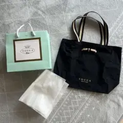 TOCCA 黒 バッグ リボン付き
