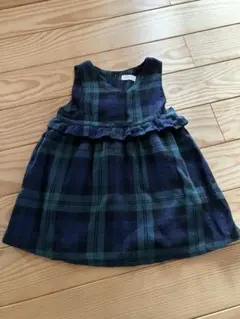 80 チェック　ワンピース