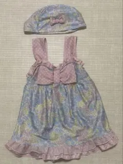 ワンピース水着　（スイムキャップ付き）　110