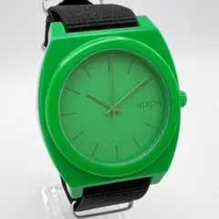 電池交換済 NIXON ニクソン タイムテラーP 腕時計 メンズ 그린