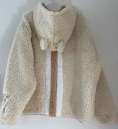 チップとデール　ボアパーカー　ハーフジップ　M