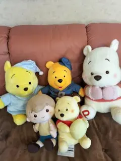 くまのプーさん ぬいぐるみ 4点セット まとめ売り