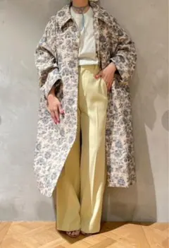 【りなこ様専用】IENA LA BOUCLE ボタニカルオーバースランコート