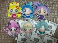 全6種コンプリート ★ キミとアイドルプリキュア ぬいぐるみ ちゃーむ