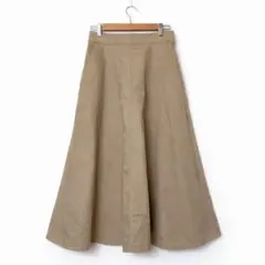 UNIQLO ストレッチコットンブレンドサーキュラースカート ベージュ