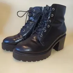 ABC SELECT ブーツ 6HOLE LACE UP 8 BLACK
