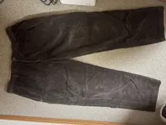 ブラウン コーデュロイ パンツ