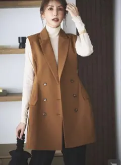 新品未使用 美香コラボ &.NOSTALGIA ジレミニワンピース M ブラウン