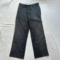 Dickies ダブルニー ワークパンツ 874 ブラック W30L30