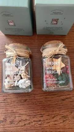 新品　3COINS　ポプリ　二個セット　クリスマス