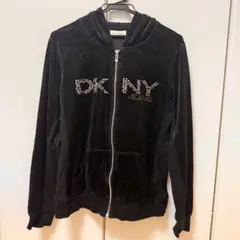 DKNY JEANS black パーカー ベロアのサムネイル