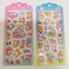 ドロップジェリーシール まじかるみゅーちゃん フワフワらびちゃん