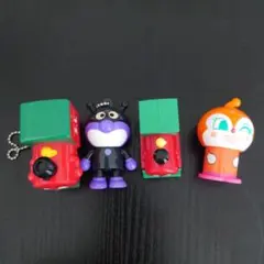 アンパンマン　ブロックラボ　ガチャガチャ　バイキンマン　ドキンちゃん　SLマン