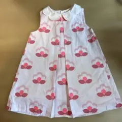 美品】ジャカディ ブルマ付きワンピース 36M、96cm オレンジ りんご 