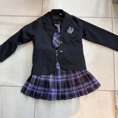 制服風4点セット　ジャケット・長袖シャツ・スカート・ネクタイ