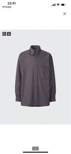 UNIQLO U ツイルオーバーサイズシャツ　長袖