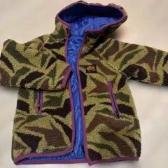 迷彩柄フリースジャケット　リバーシブル