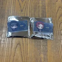 ブルーロック　アニメイトフェア 執事の務め　お名前バッジ　糸師凛　冴　2点セット