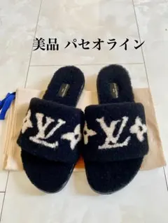 美品 ルイヴィトン パセオライン フラット サンダル ミュール 25.5cmのサムネイル