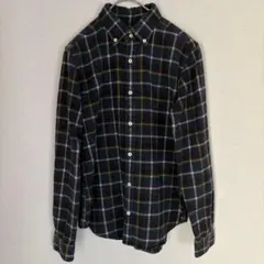 ジムフレックス　チェック　コットンフランネルシャツ　Sサイズ