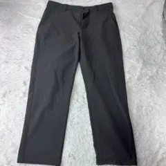 ユニクロ ダークグレー ゴルフパンツ 極暖 W90 L 74.5 ストレッチのサムネイル