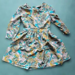 H&M ペイズリー柄 七分丈チュニック　ミニワンピース EUR 38