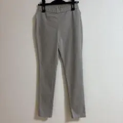 グレー スリムフィットパンツ