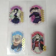 エフトイズ 鬼滅の刃 ダイカットクリア ステッカー しのぶ カナヲ 伊之助 童磨