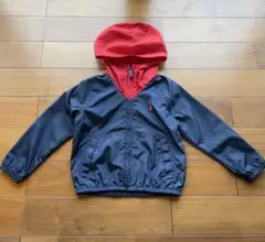 POLO フード付きジャケット ネイビー・レッド