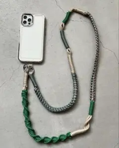 ローリーズファーム スマホショルダーストラップ グリーン